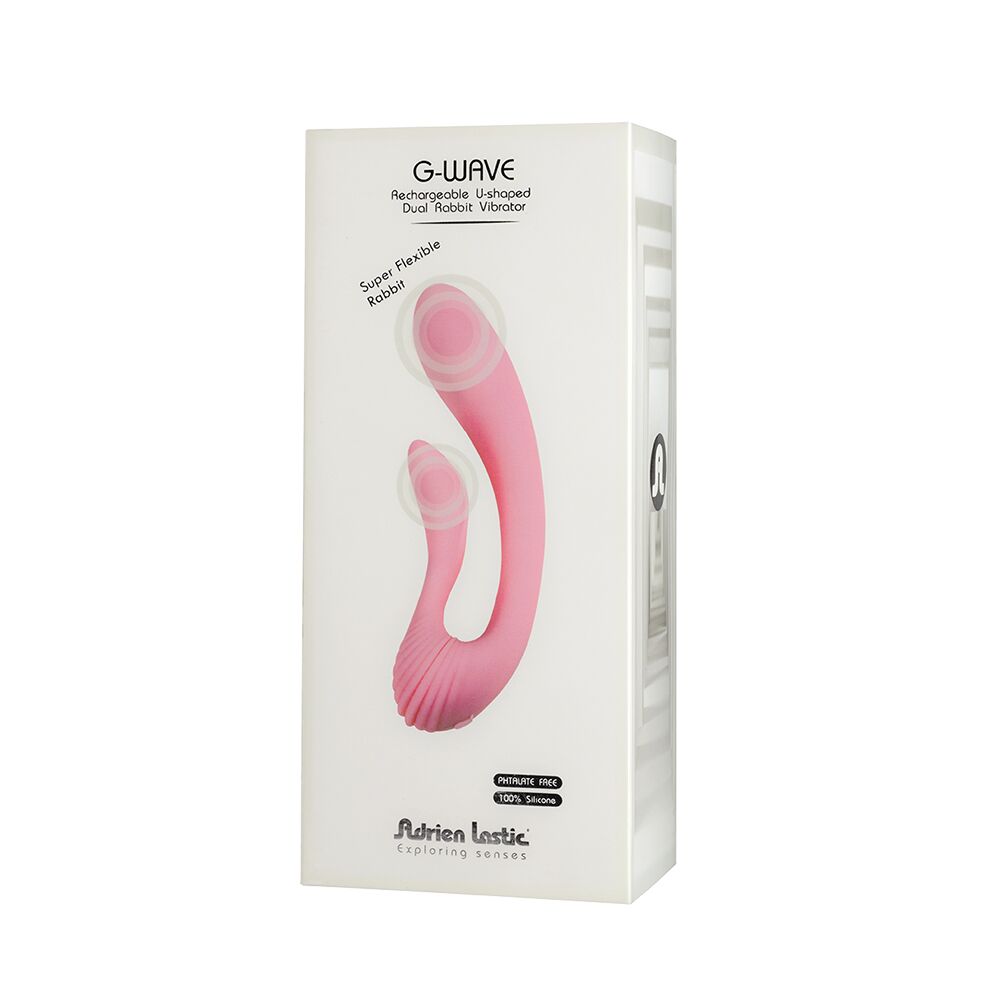 Вибратор Adrien Lastic G-wave вагинально-клиторальный, 2 мотора, универсальный - Зображення 6