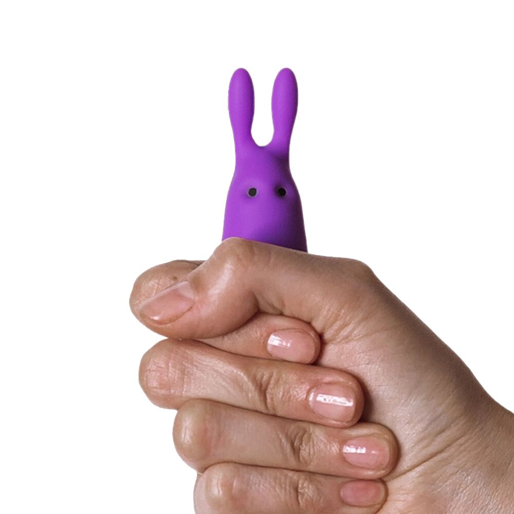 Вибропуля Adrien Lastic Pocket Vibe Rabbit Purple со стимулирующими ушками - Зображення 4