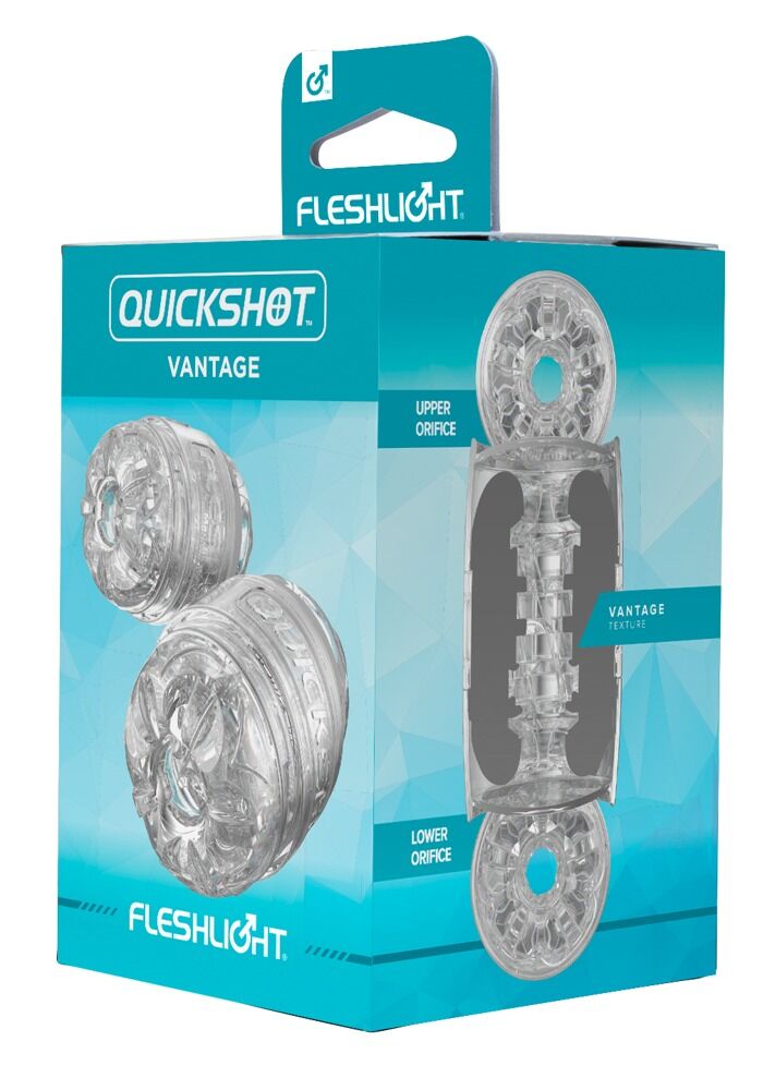Мастурбатор Fleshlight Quickshot Vantage, компактный, отлично для пар и минета - Зображення 7