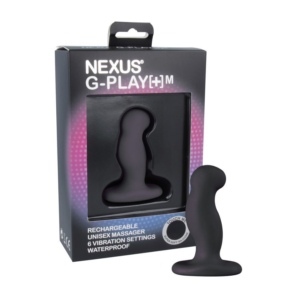 Вибромассажер простаты Nexus G-Play Plus M Black, макс. диаметр 3 см, перезаряжаемый - Зображення 2