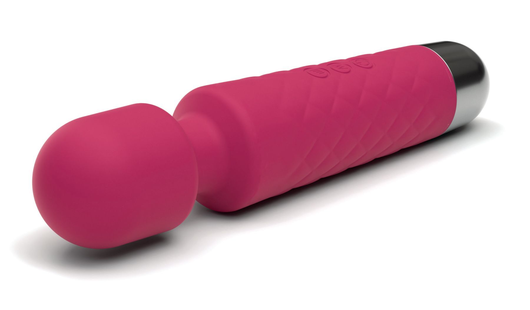 Минивибромассажер Dorcel Wand Wanderful Magenta мощный, водонепроницаемый, 18 режимов работы - Зображення 2