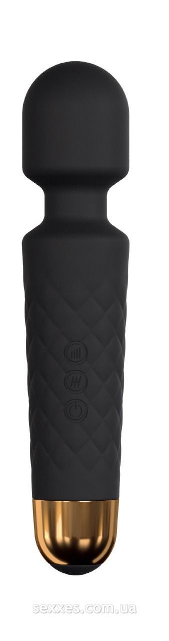 Мини-вибромассажер Dorcel Wand Wanderful Black мощный, водонепроницаемый, 18 режимов работы - Зображення 3