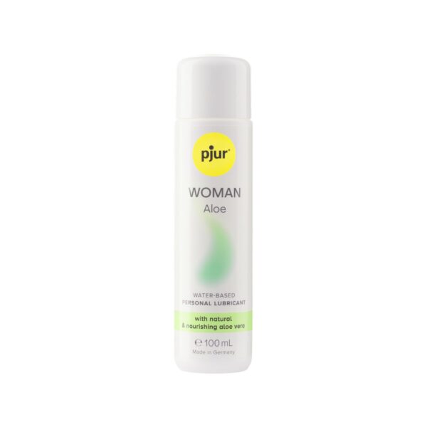 Лубрикант на водной основе pjur Woman Aloe 100 мл, с экстрактом алоэ, увлажняющий, без парабенов