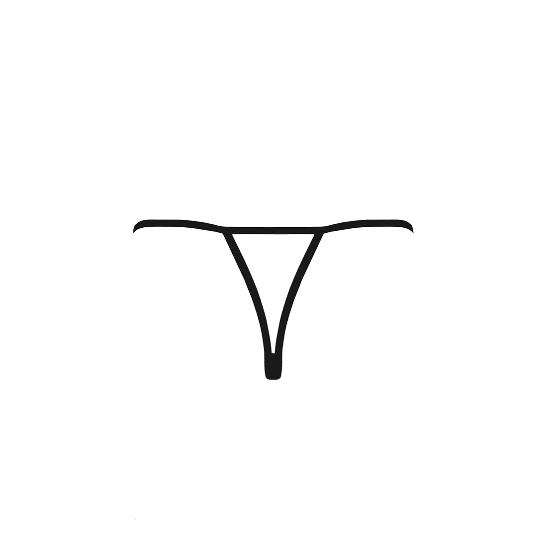 Трусики кружевные с доступом Passion Exclusive VIOLANTE THONG XXL/XXXL, black - Зображення 6