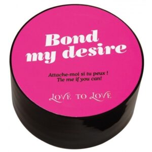 Скотч для бондажа Love To Love BOND MY DESIRE (15м) Черный, не липнет к коже и волоскам