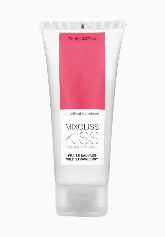 Лубрикант на водной основе MixGliss KISS Wild Strawberry  (70 мл) Дикая Клубничка
