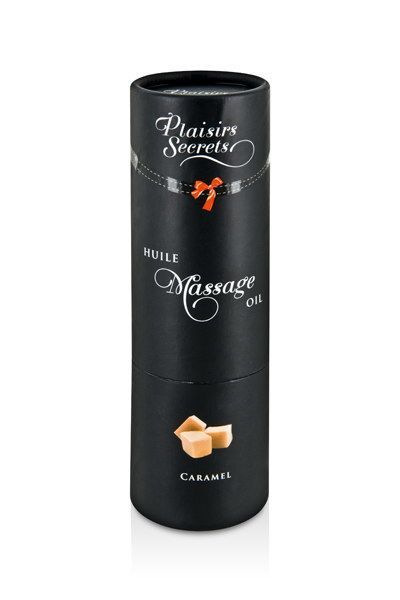 Массажное масло Plaisirs Secrets Caramel (59 мл) с афродизиаками, съедобное, подарочная упаковка - Зображення 3
