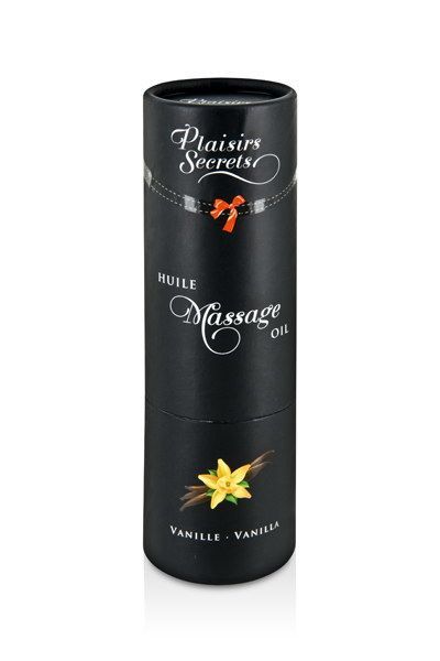 Массажное масло Plaisirs Secrets Vanilla (59 мл) с афродизиаками, съедобное, подарочная упаковка - Зображення 3