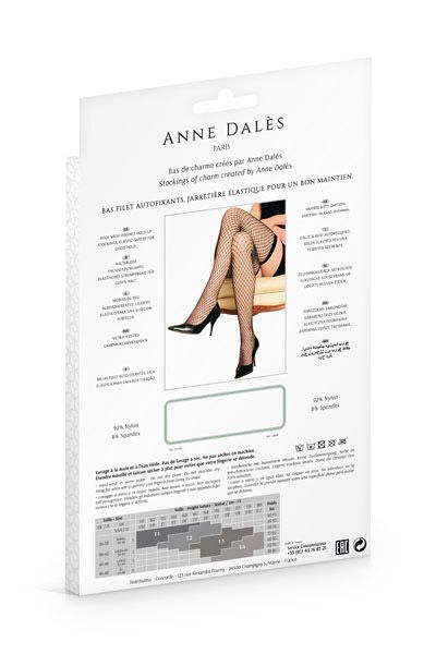 Чулки Anne De Ales STELLA T4 Black - Зображення 3