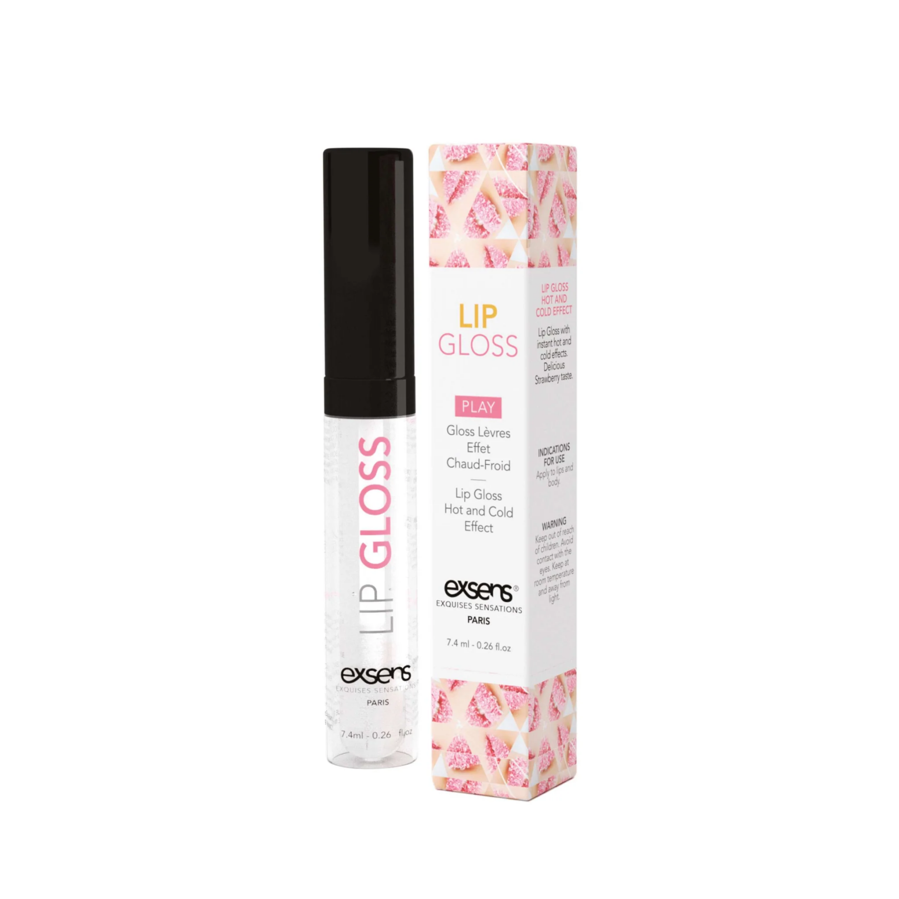 Стимулирующий блеск для губ EXSENS Lip Gloss 7,4 мл, эффект покалывания и холод-тепло - Зображення 3