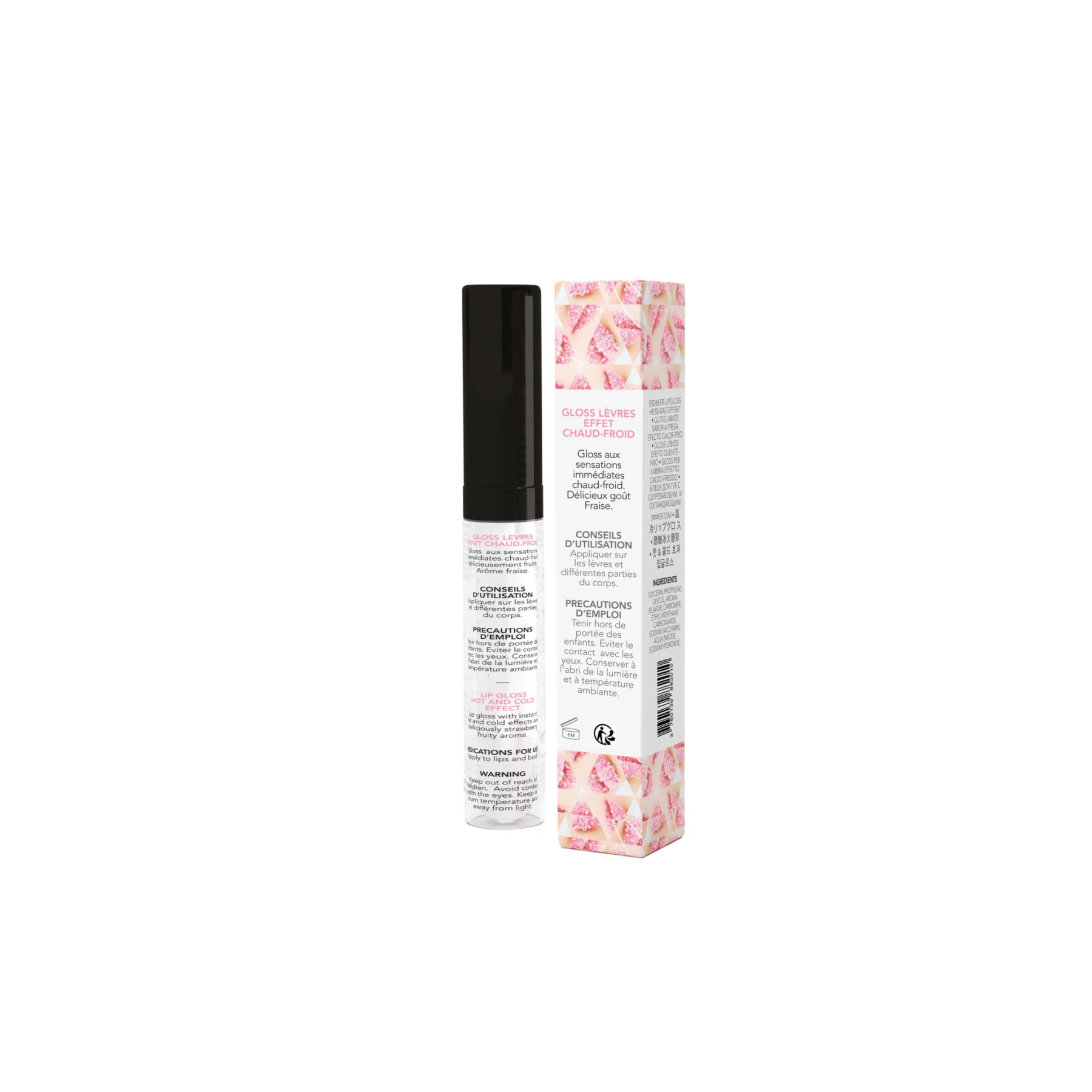 Стимулирующий блеск для губ EXSENS Lip Gloss 7,4 мл, эффект покалывания и холод-тепло - Зображення 4