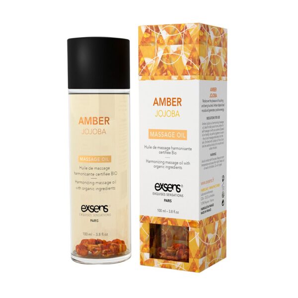 Массажное масло EXSENS Amber Jojoba (гармонизирующее с янтарем) 100мл, натуральное