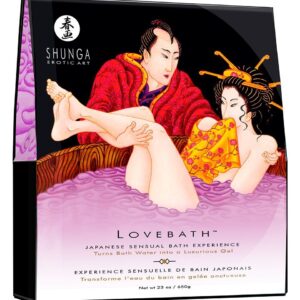 Гель для ванны Shunga LOVEBATH – Sensual Lotus 575 г, делает воду ароматным желе со SPA-эффектом