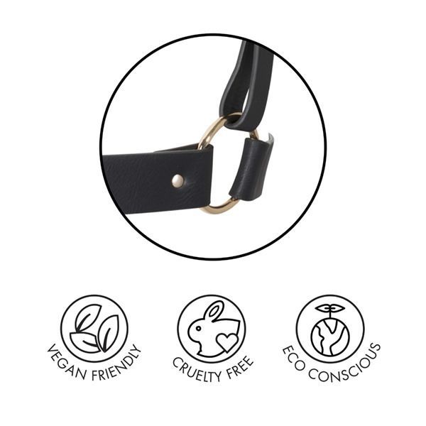 Наручники Bijoux Indiscrets MAZE - Wide Cuffs Black - Зображення 3