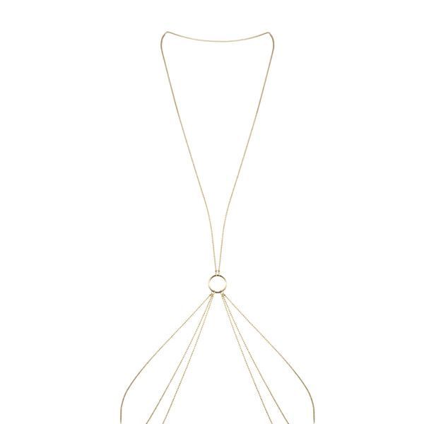 Цепочка для тела Bijoux Indiscrets Magnifique 8 Body Chain - Gold, украшение для тела - Зображення 2
