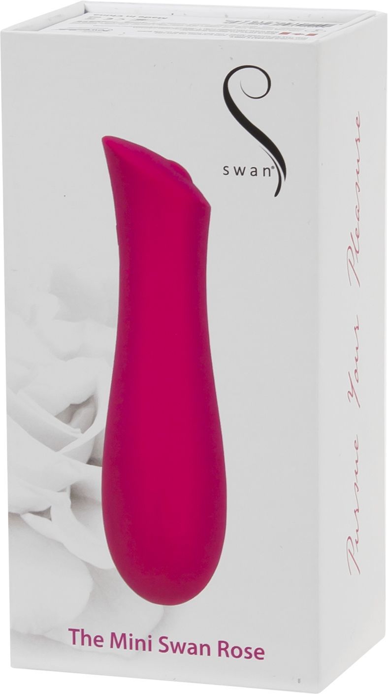 Минивибратор The Mini Swan Rose с плавным увеличением интенсивности вибрации, силикон - Зображення 12