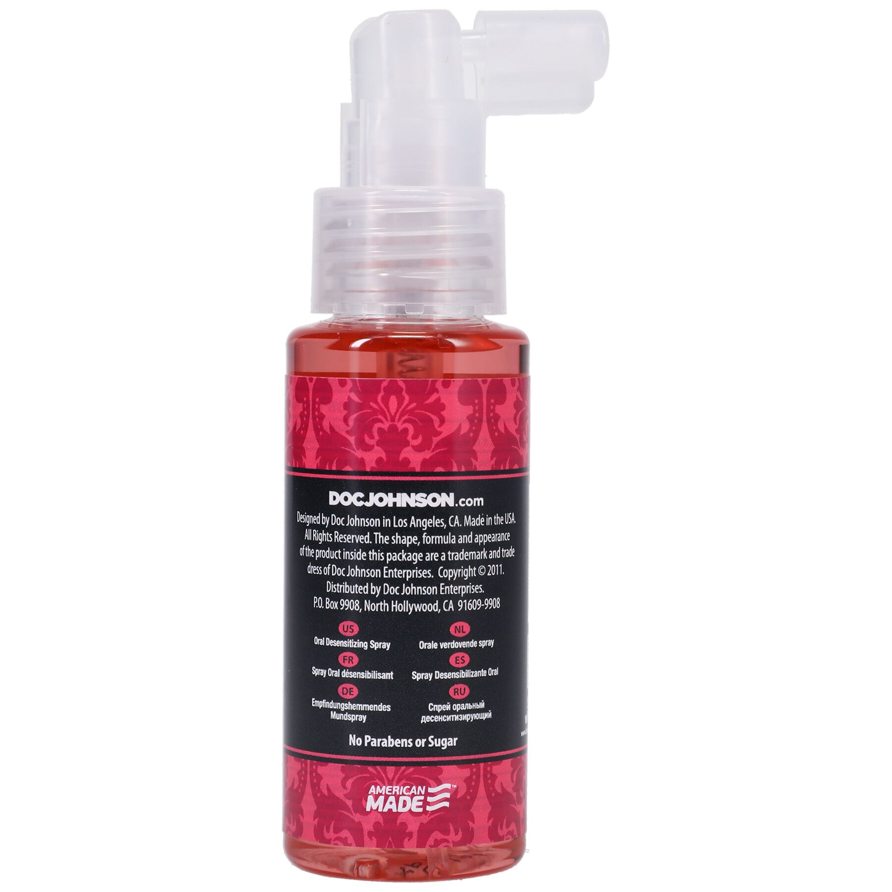 Спрей для минета Doc Johnson GoodHead DeepThroat Spray – Sweet Strawberry 59 мл для глубокого минета - Зображення 2