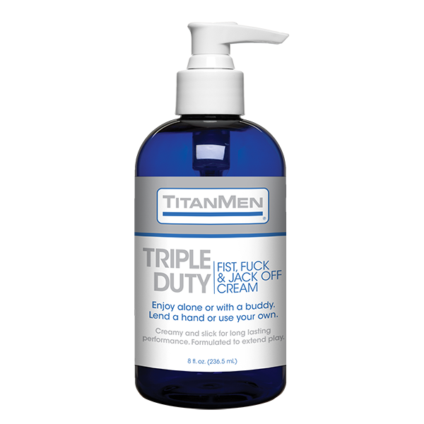 Густая смазка для фистинга Doc Johnson TitanMen - Triple Duty (240 г)