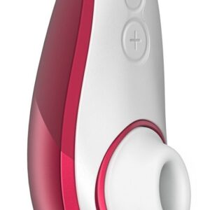 Вакуумный клиторальный стимулятор Womanizer Liberty Red, магнитная крышка, 2 насадки