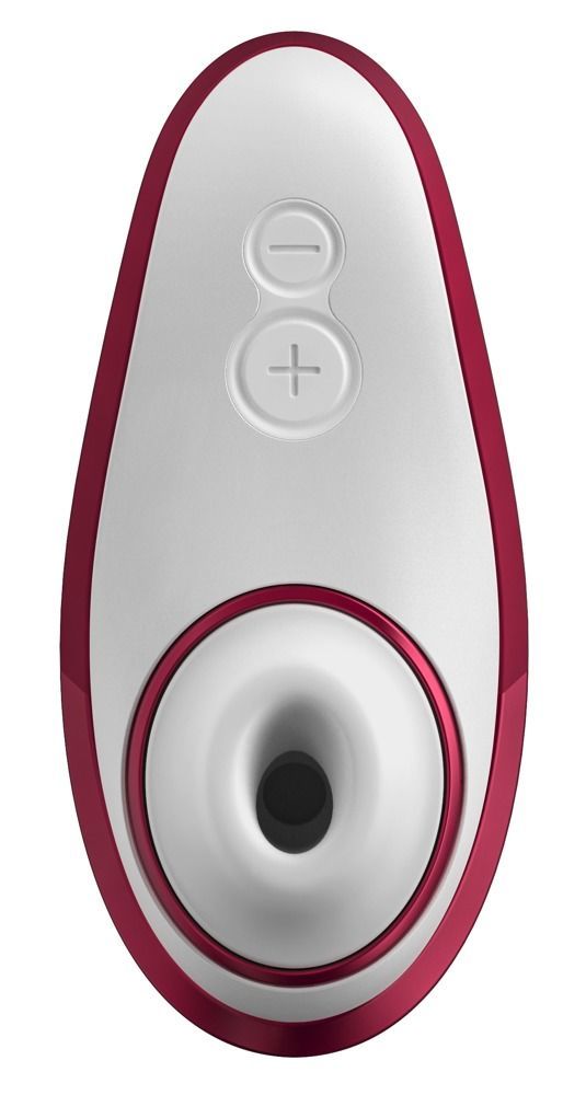 Вакуумный клиторальный стимулятор Womanizer Liberty Red, магнитная крышка, 2 насадки - Зображення 2