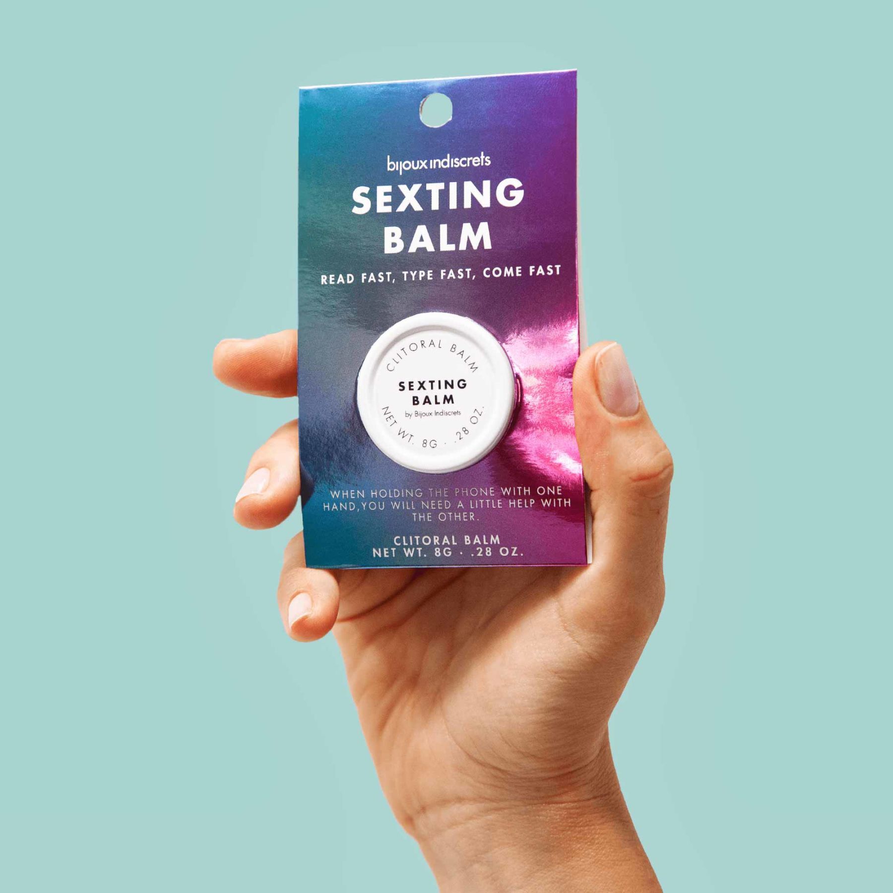 Бальзам для клитора Bijoux Indiscrets Sexting Balm (Пиши, играй и зажигай), разогревающий - Зображення 3