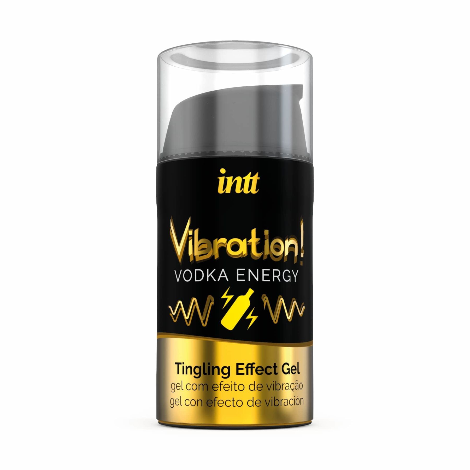 Жидкий вибратор Intt Vibration Vodka (15 мл), густой гель, очень вкусный, действует до 30 минут - Зображення 2