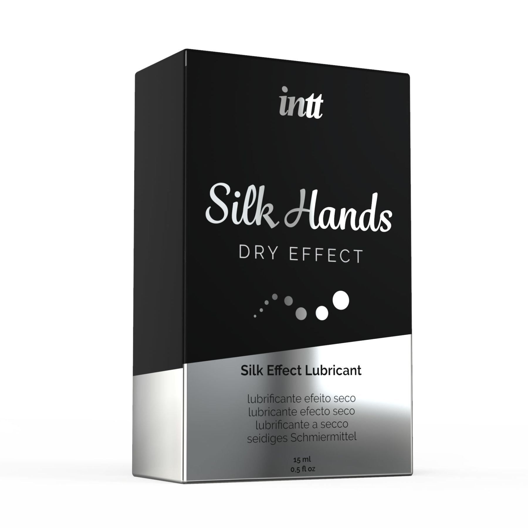 Ультагустая силиконовая смазка Intt Silk Hands (15 мл) с матовым эффектом, шелковистый эффект - Зображення 3