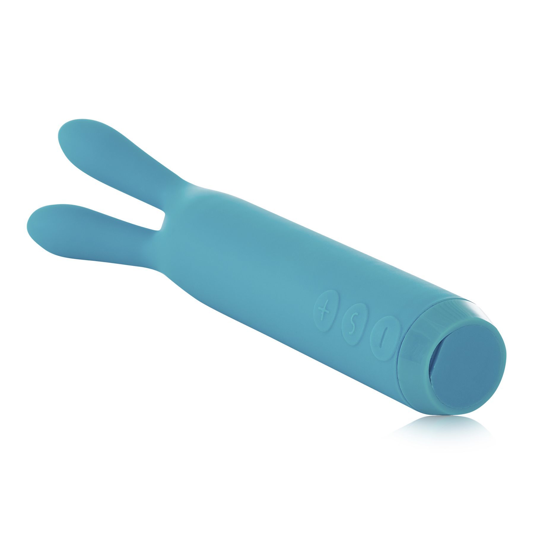 Вибратор с ушками Je Joue - Rabbit Bullet Vibrator Teal, глубокая вибрация - Зображення 2