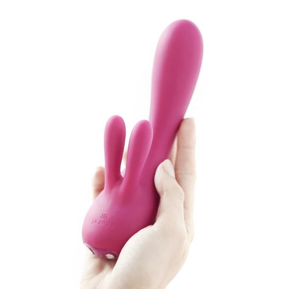 Вибратор-кролик Je Joue - Fifi Fuchsia с тремя моторами, глубокая вибрация - Зображення 5