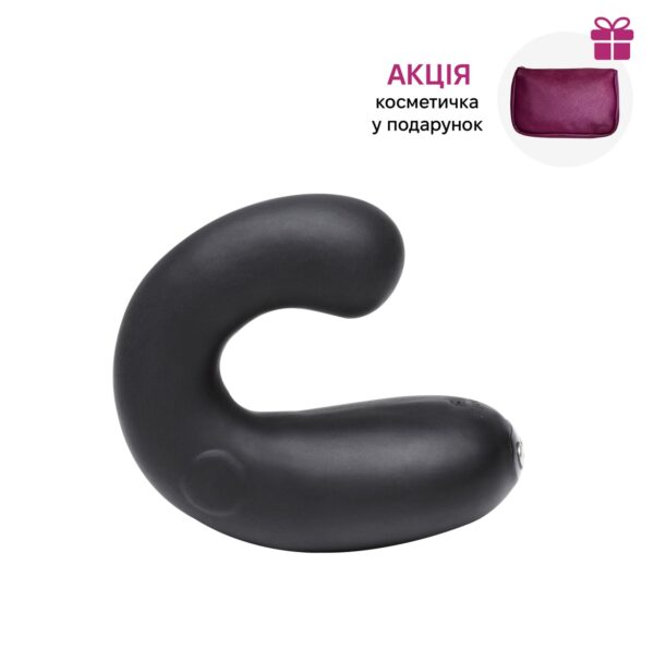 Премиум вибратор Je Joue - G-Kii Black с регулируемым изгибом и глубокой вибрацией  + подарок косметичка