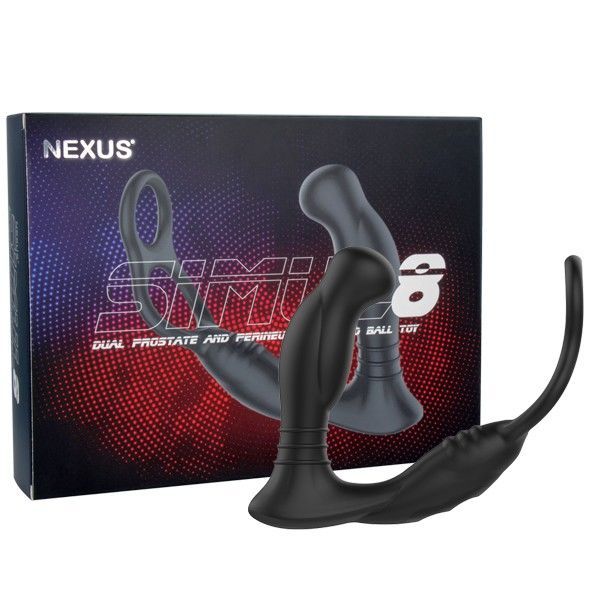 Стимулятор простаты Nexus SIMUL8 Prostate Stimulator с эрекционным кольцом и двумя моторами - Зображення 2