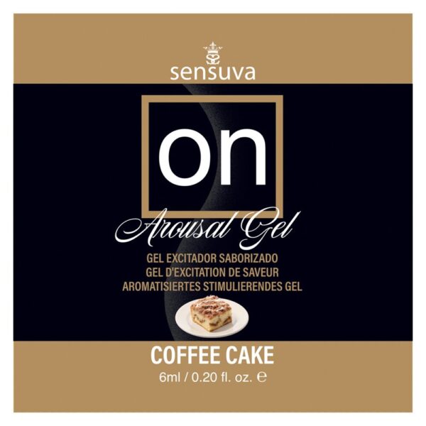 Пробник возбуждающего геля Sensuva - ON for Her Arousal Gel Coffee Cake (4 мл)