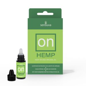 Возбуждающие капли для клитора Sensuva – ON for Her Hemp Infused Arousal Oil (5 мл) с маслом конопли