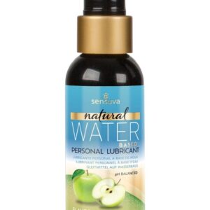 Смазка на водной основе Sensuva Natural Water-Based Apple Candy (57мл) без глицерина и парабенов