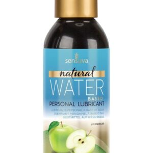 Смазка на водной основе Sensuva Natural Water-Based Apple Candy (125мл) без глицерина и парабенов