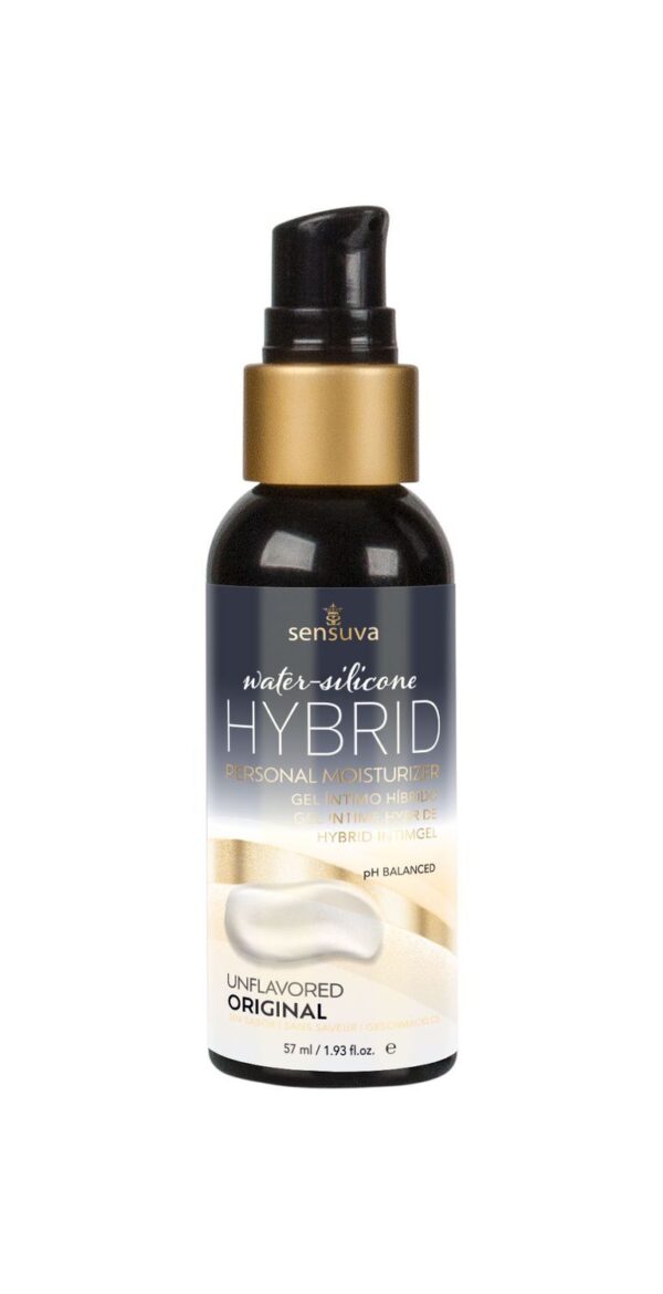 Смазка водно-силиконовая Sensuva Hybrid Formula (57 мл) без сахара, подходит для оральных ласк