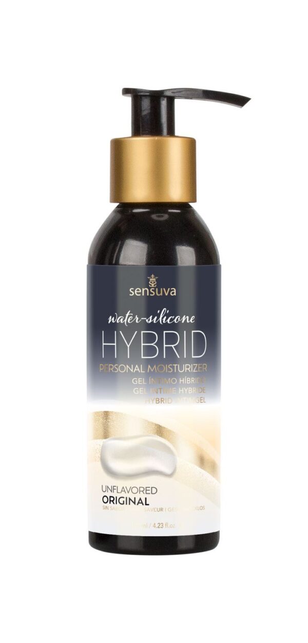 Смазка водно-силиконовая Sensuva Hybrid Formula (125 мл) без сахара, подходит для оральных ласк