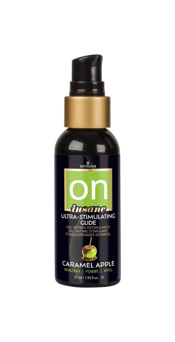 Возбуждающая смазка на гибридной основе Sensuva Ultra-Stimulating On Insane Caramel Apple (57 мл)