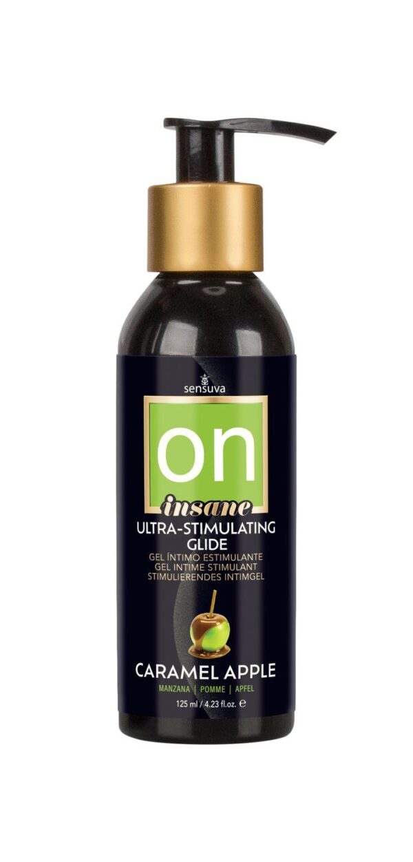 Возбуждающая смазка на гибридной основе Sensuva Ultra-Stimulating On Insane Caramel Apple (125 мл)