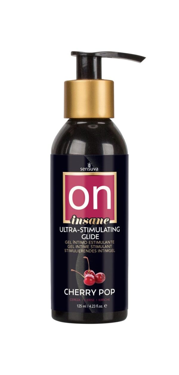 Возбуждающая смазка на гибридной основе Sensuva Ultra-Stimulating On Insane Cherry Pop (125 мл)