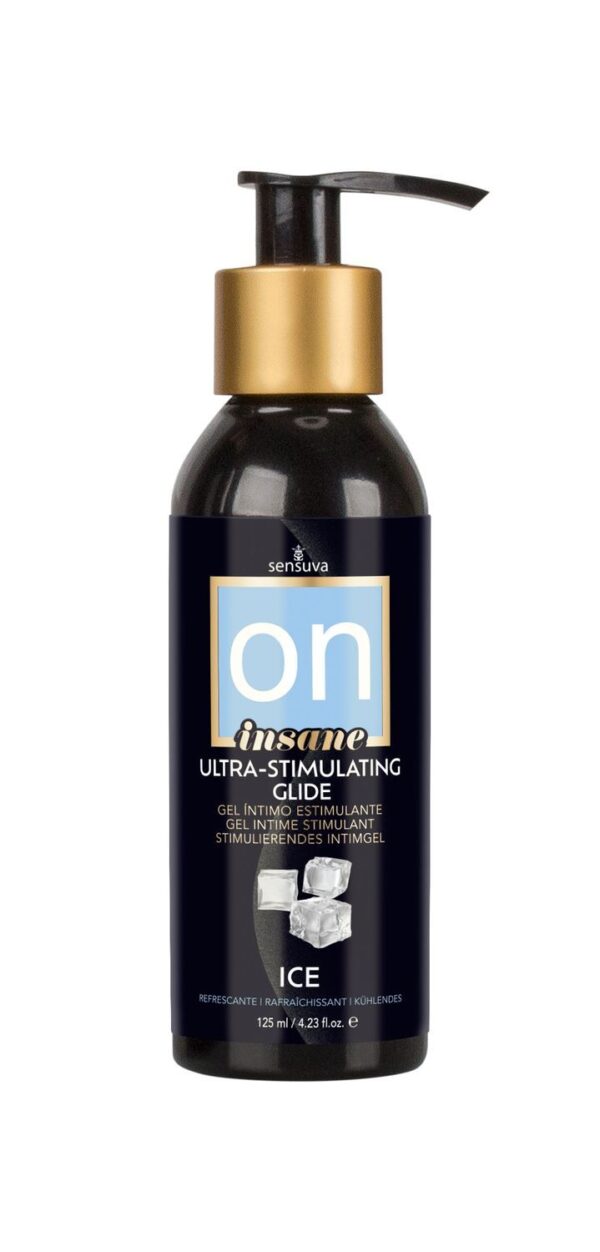 Возбуждающая смазка на гибридной основе Sensuva Ultra-Stimulating ON Insane Ice (125 мл)