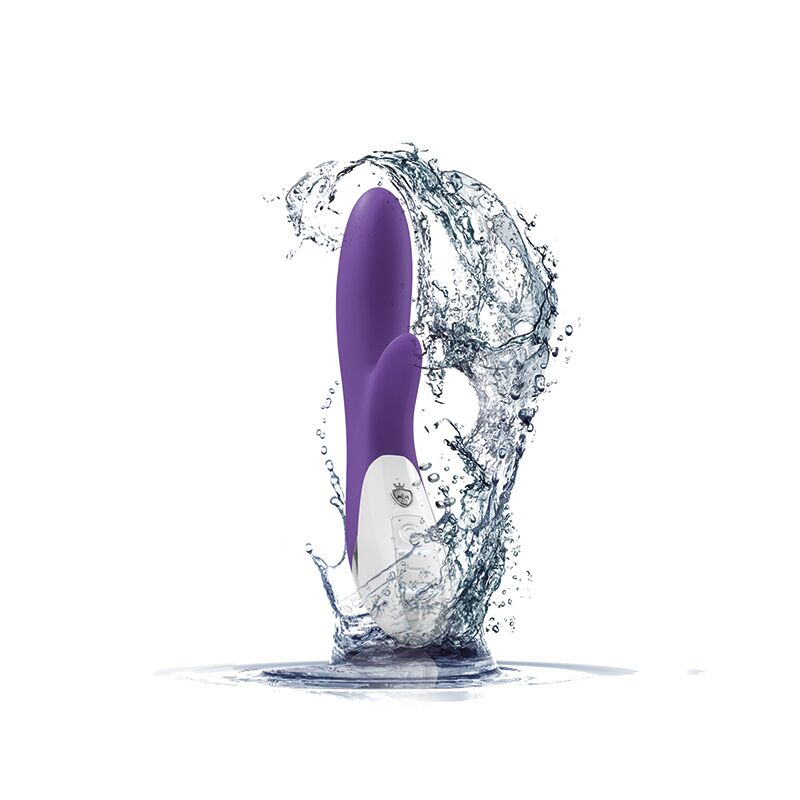 Вибратор-кролик Mystim Danny Divido Purple с глубокой вибрацией, 2 мотора - Зображення 10