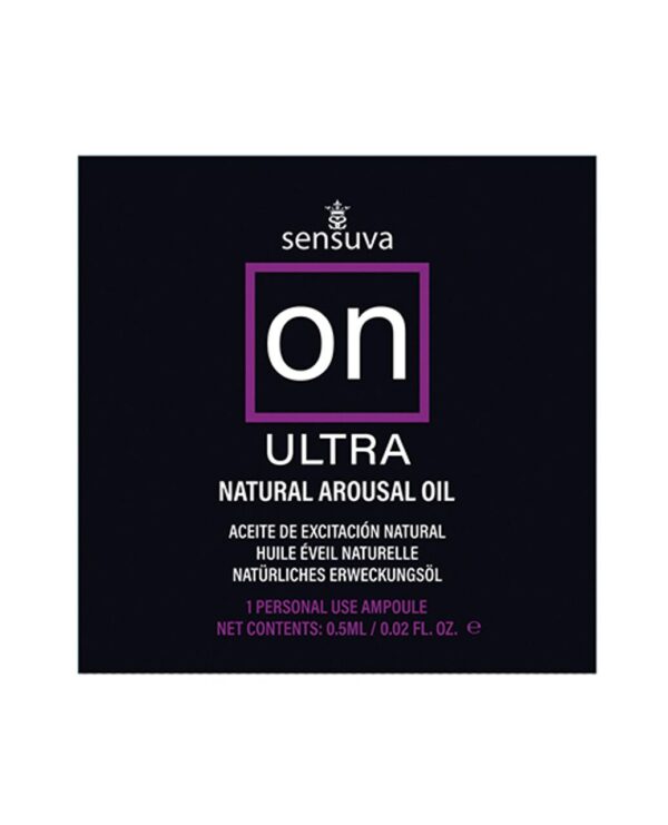 Пробник возбуждающего масла Sensuva - ON Arousal Oil for Her Ultra (0,5 мл)