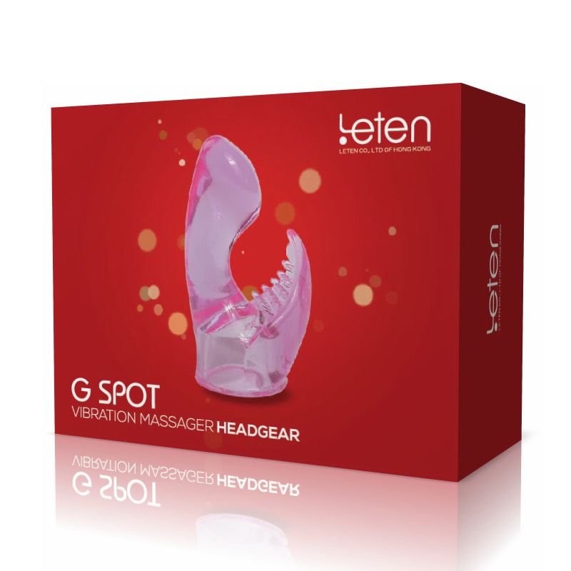 Насадка для вибромассажера Leten G SPOT HEADGEAR - 4 (42 x 100 мм) - Зображення 2