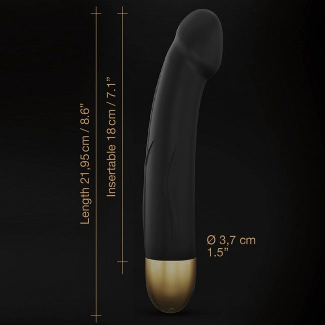 Вибратор Dorcel Real Vibration M Gold 2.0, диам 3,7см, перезаряжаемый, для точки G - Зображення 5