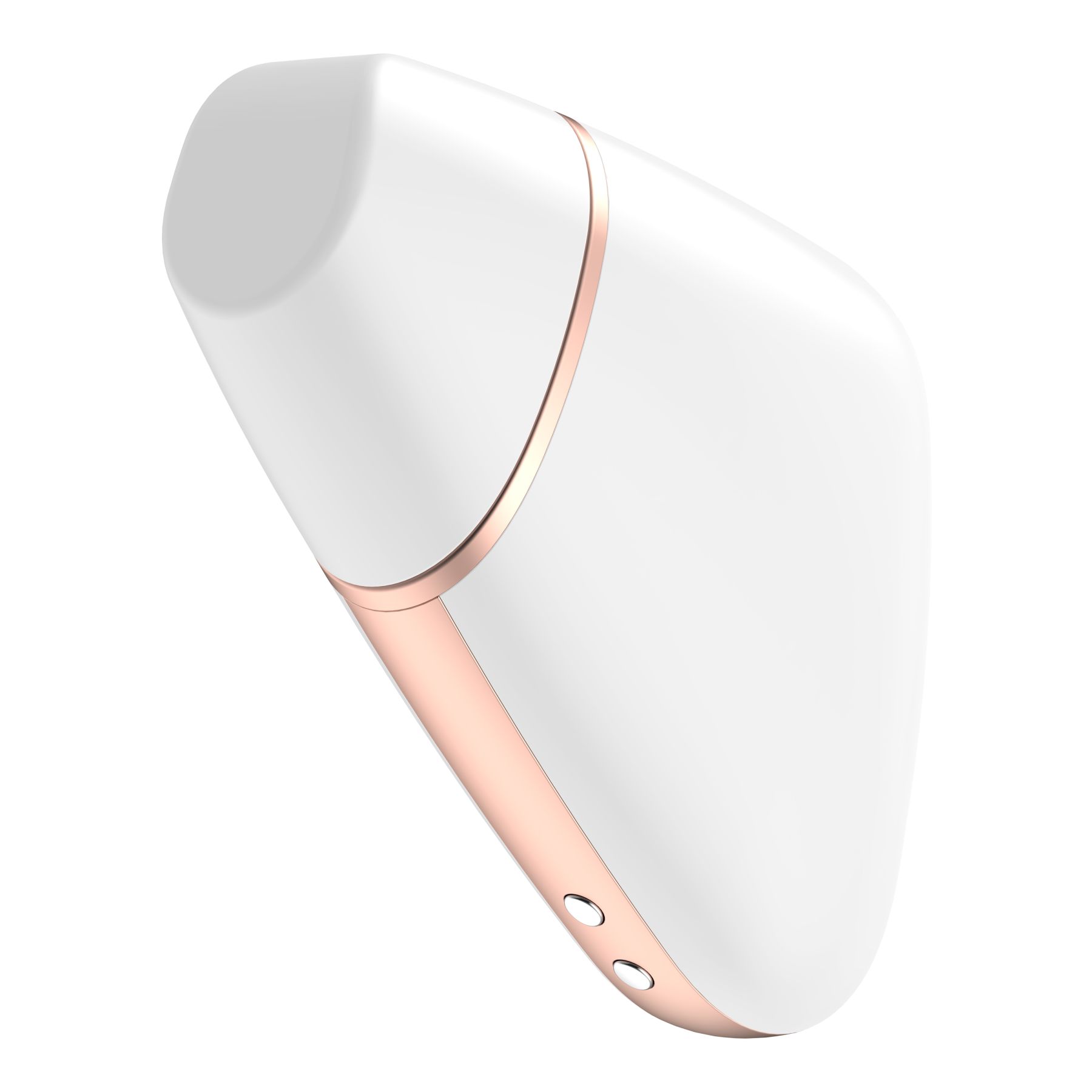Вакуумный клиторальный стимулятор Satisfyer Love Triangle White с управлением через интернет - Зображення 2