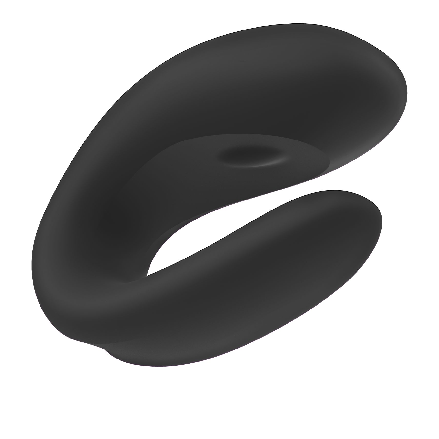 Смарт-вибратор для пар Satisfyer Double Joy Black с широким клиторальным стимулятором - Зображення 5