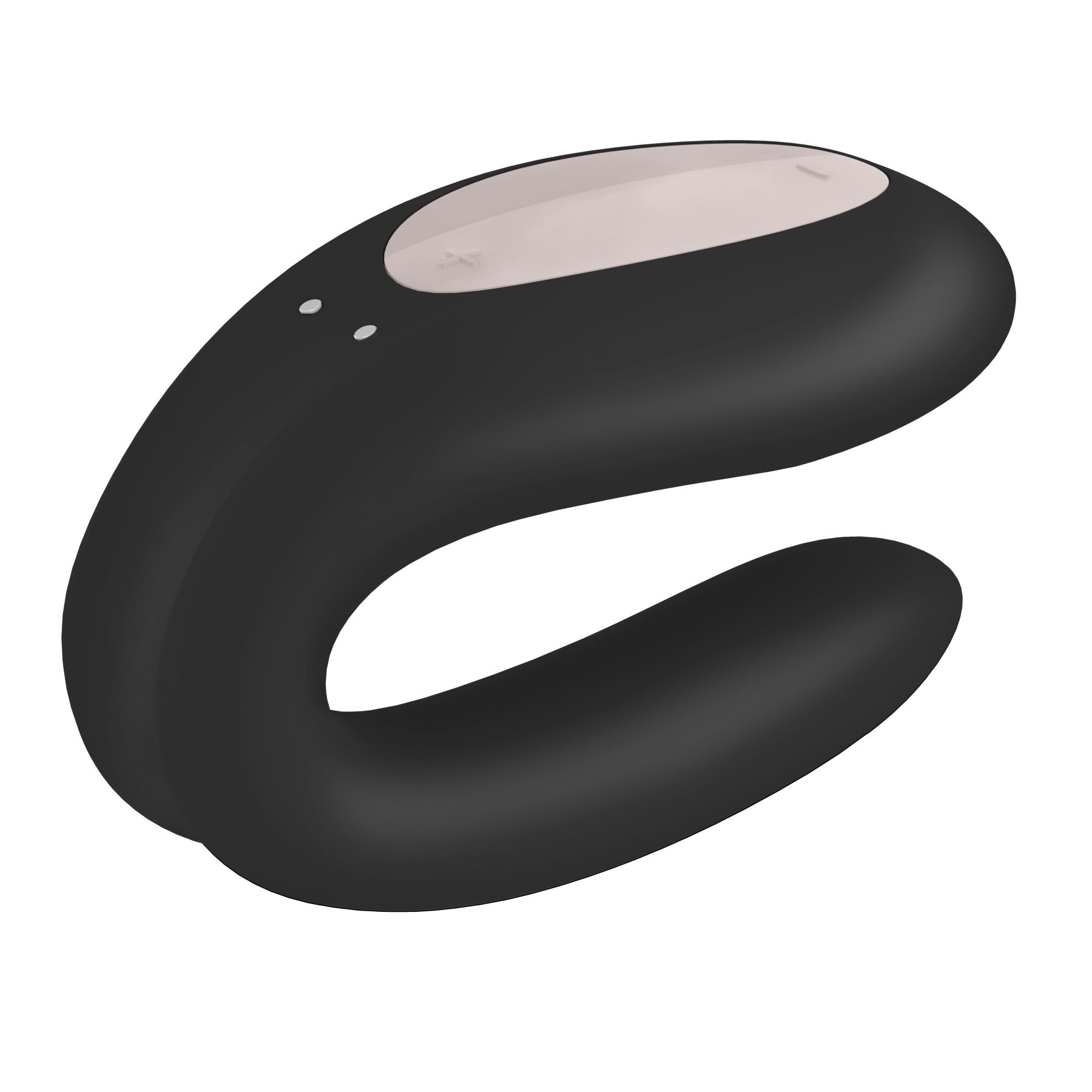 Смарт-вибратор для пар Satisfyer Double Joy Black с широким клиторальным стимулятором - Зображення 6
