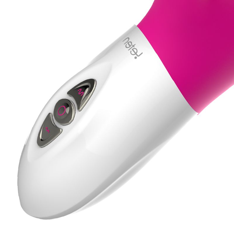 Пульсатор-кролик Leten Vibrator Exciting с подогревом и вибрацией клиторального отростка - Зображення 3