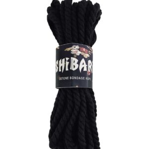 Хлопковая веревка для Шибари Feral Feelings Shibari Rope, 8 м черная
